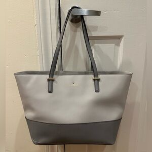 Dove Grey Kate Spade Tote Bag - Like New